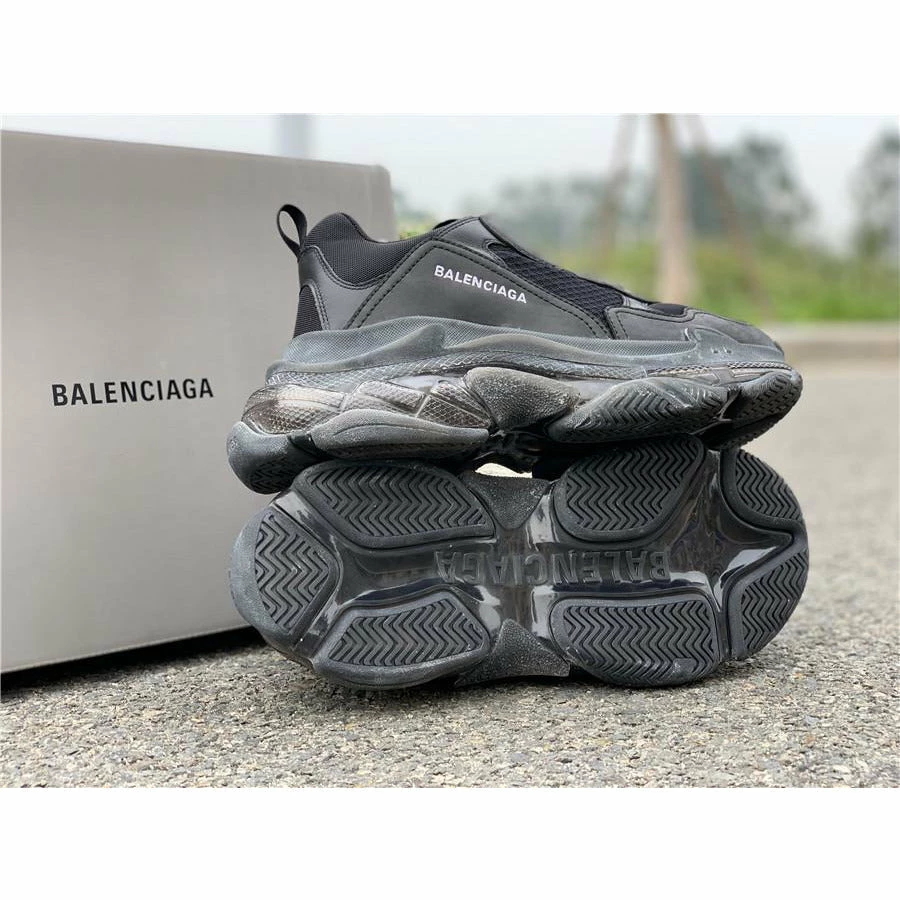 Hypeyourbeast Balenciaga BCG Triple S Black / Clear Sole