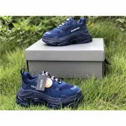 Hypeyourbeast BCG Triple S Clear Sole Navy Blue