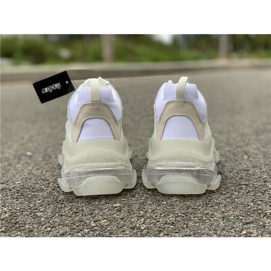 Hypeyourbeast Balenciaga BCG Triple S White / Clear Sole