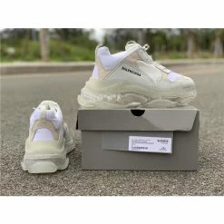 Hypeyourbeast Balenciaga BCG Triple S White / Clear Sole