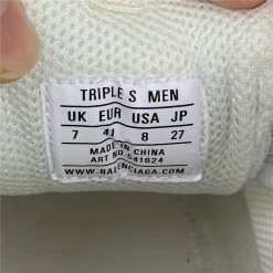 Hypeyourbeast Balenciaga BCG Triple S White / Clear Sole