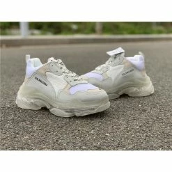 Hypeyourbeast Balenciaga BCG Triple S White / Clear Sole