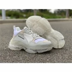 Hypeyourbeast Balenciaga BCG Triple S White / Clear Sole