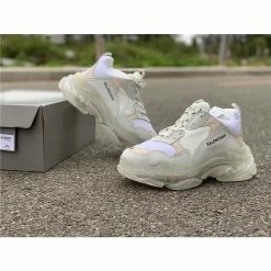 Hypeyourbeast Balenciaga BCG Triple S White / Clear Sole