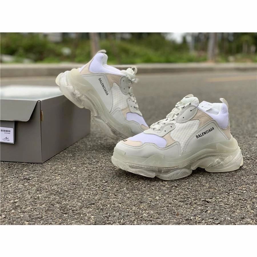 Hypeyourbeast Balenciaga BCG Triple S White / Clear Sole