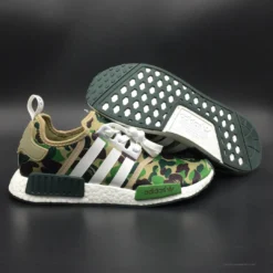 Hypeyourbeast Bape X Adidas NMD Green Camo