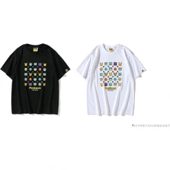 Hypeyourbeast BAPE Baby Milo Pokémon Tee Shirt'WHITE'