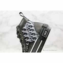 Hypeyourbeast Dior B23 High Top Canvas Oblique Black