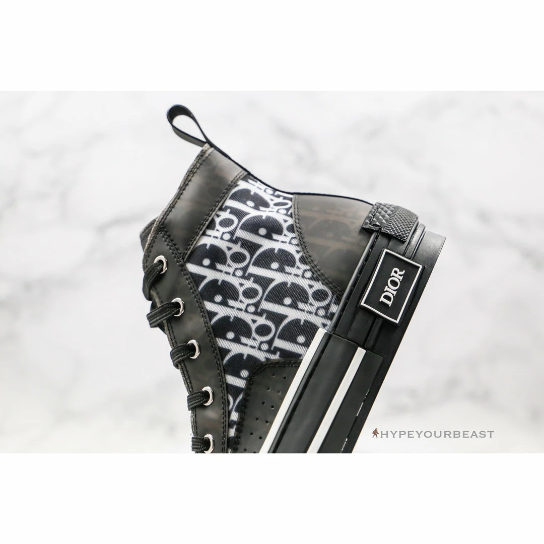 Hypeyourbeast Dior B23 High Top Canvas Oblique Black