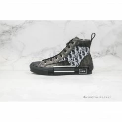 Hypeyourbeast Dior B23 High Top Canvas Oblique Black