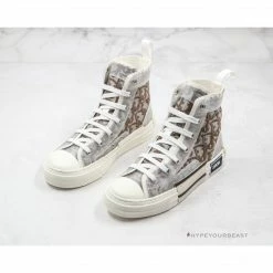 Hypeyourbeast Dior High Top White Brown