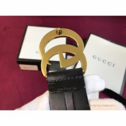 Hypeyourbeast GC Belt Black Gold Buckle Belts