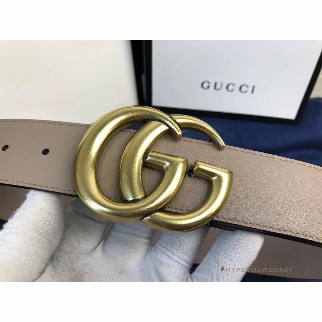 Hypeyourbeast Belts GC Belt Grey Gold Buckle