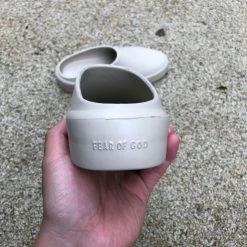 Hypeyourbeast Yeezy Slides Fear Of God 7th The California Slides Almond