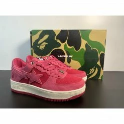 Hypeyourbeast A Bathing Ape Bape Sta Pink Suede