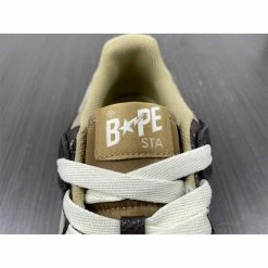 Hypeyourbeast Bape Sta Low Top Sneakers'Brown Leather'