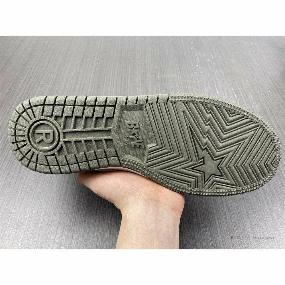 Hypeyourbeast Bape Sta Low Top Sneakers 'Brown Leather'