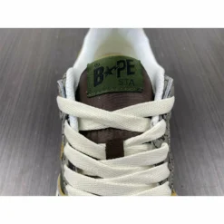 Hypeyourbeast Bape Sta Low Top Sneakers'Grey Mustard Yellow'