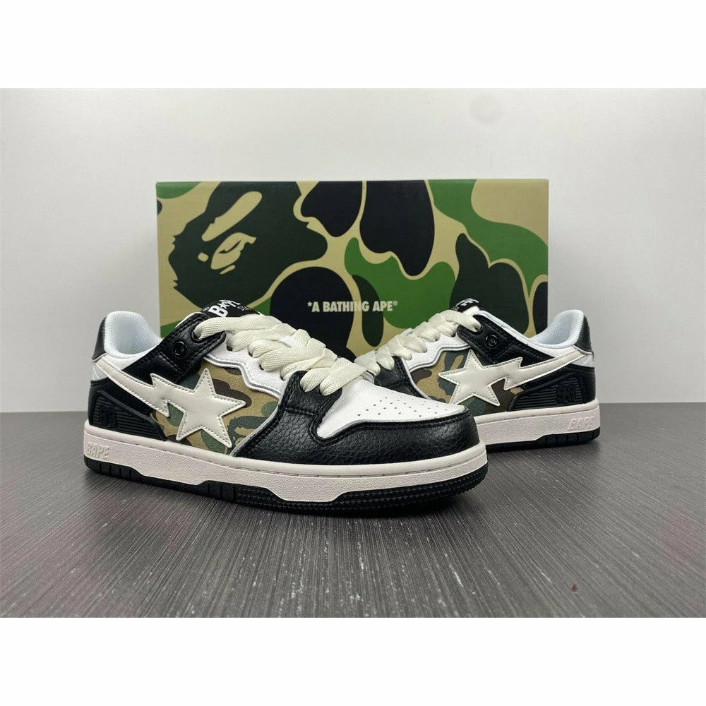 Hypeyourbeast Bape Sta Low Top Sneakers 'Navy Camo'