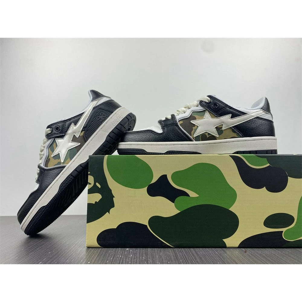 Hypeyourbeast Bape Sta Low Top Sneakers 'Navy Camo'