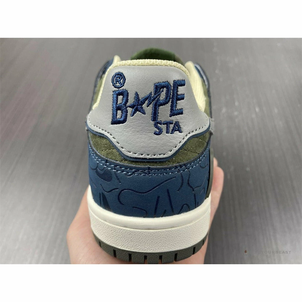 Hypeyourbeast Bape Sta Low Top Sneakers 'Blue Green'