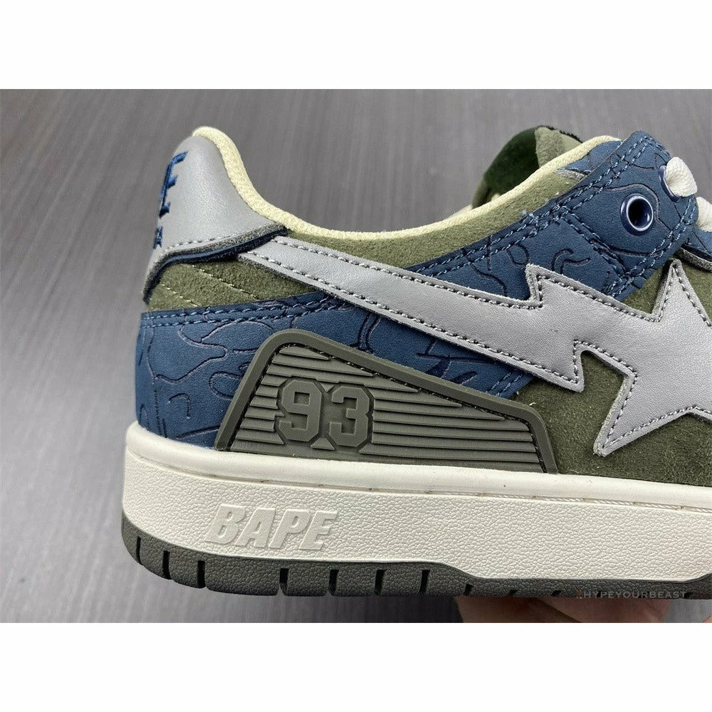 Hypeyourbeast Bape Sta Low Top Sneakers 'Blue Green'