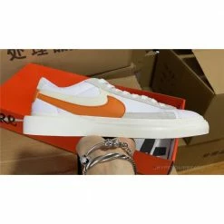 Hypeyourbeast Nike X Sacai Blazer Low Orange White