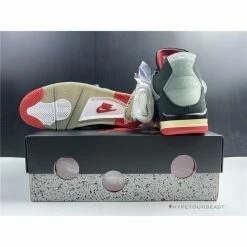 Hypeyourbeast Off White X Air Jordan 4'Bred'