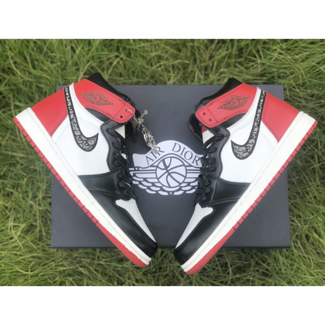 Hypeyourbeast Air Jordan 1 High Black Red X Dior