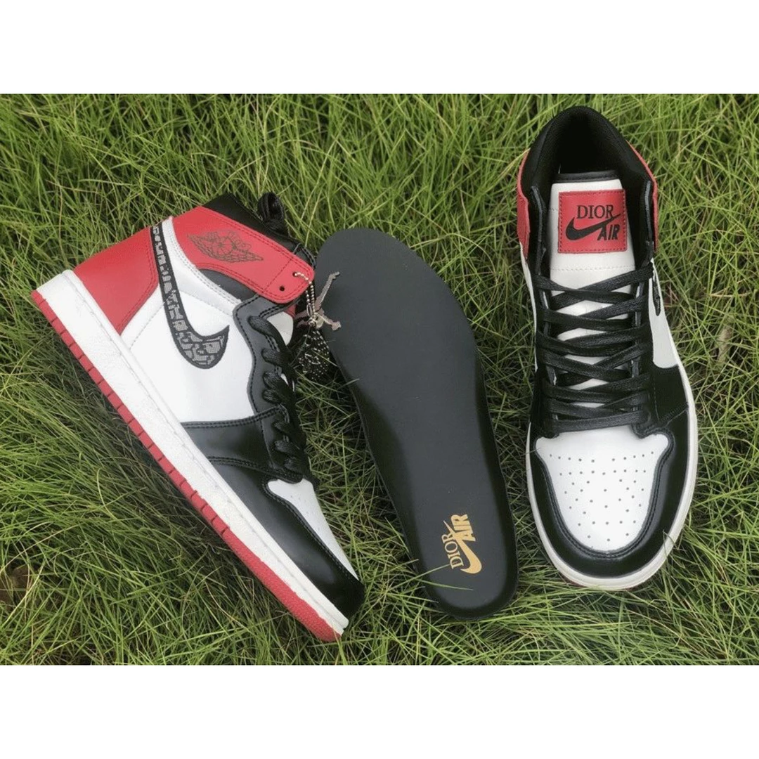 Hypeyourbeast Air Jordan 1 High Black Red X Dior