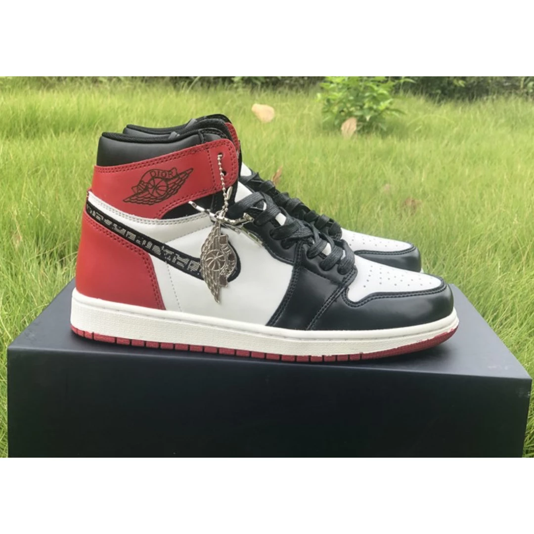 Hypeyourbeast Air Jordan 1 High Black Red X Dior
