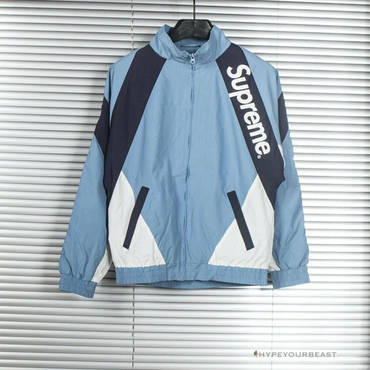 Hypeyourbeast Balenciaga Track Supreme Track Jacket Blue