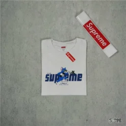 Hypeyourbeast Supreme Tee Shirt Tom & Jerry White T-Shirts