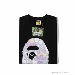 Hypeyourbeast Clothes BAPE Great Ape Head Symphony Lightning Tee Shirt'BLACK'