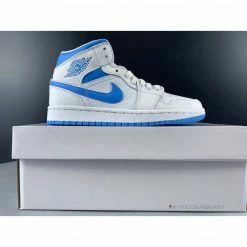 Hypeyourbeast Air Jordan 1 Mid Sail Light Blue
