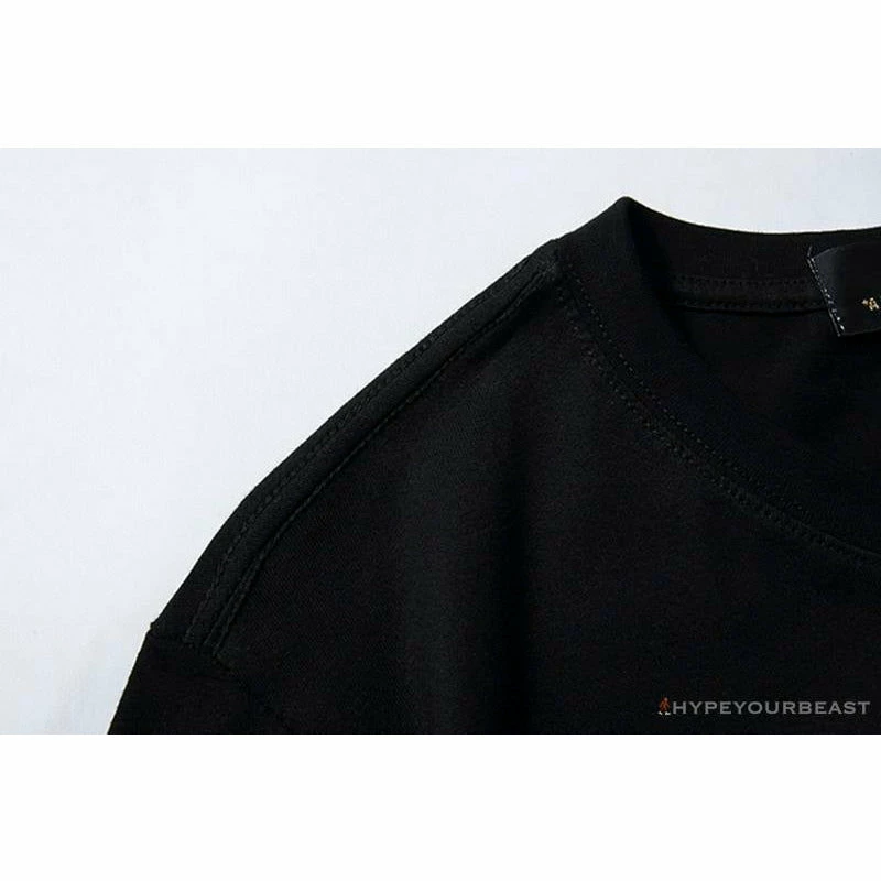Hypeyourbeast BAPE X MCM Camouflage Ape Head Tee Shirt 'BLACK'