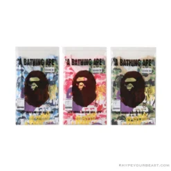 Hypeyourbeast BAPE Ape Head Star Camouflage Shading Tee Shirt'PINK' Clothes