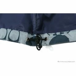 Hypeyourbeast BAPE X COACH Co-Branded Grey-Blue Hoodie