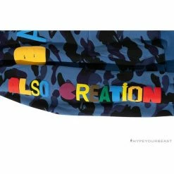 Hypeyourbeast BAPE X Readymade Tiger Head Foam Camouflage Hoodie'BLUE' Clothes