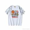 Hypeyourbeast BAPE Baby Milo Galaxy Astronaut Luminous Tee Shirt 'WHITE' Clothes