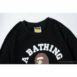 Hypeyourbeast BAPE X Bathing Ape Head Long Sleeve Shirt'BLACK'