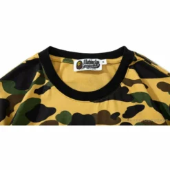 Hypeyourbeast Clothes BAPE KIDS Color Ape Head Camouflage Tee Shirt'YELLOW'