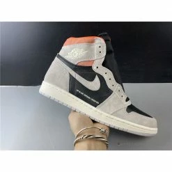 Hypeyourbeast Air Jordan 1 Retro High OG Neutral Grey Hyper Crimson
