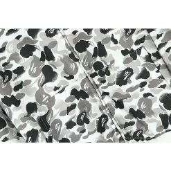 HypeYourBeast Bape Gray Camouflage Hoodie