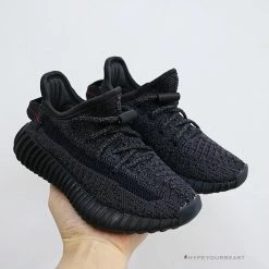 HypeYourBeast Adidas Yeezy Boost 350 V2'Static Black Reflective' (Infant)