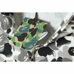 HypeYourBeast Bape Gray Camouflage Hoodie