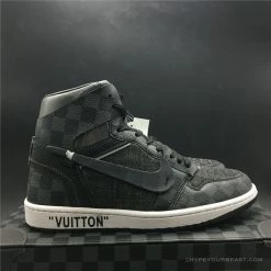 Hypeyourbeast Off White X Jordan 1 X LV Black