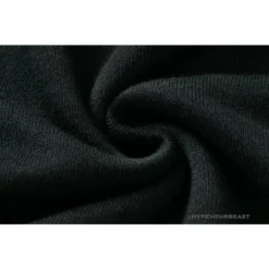 Hypeyourbeast BAPE Classic Ape Head Embroidered Standard Cotton Terry Hoodie'BLACK' Clothes