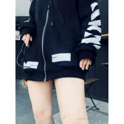 HypeYourBeast Off White Hoodie Black & White