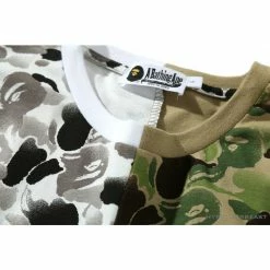 Hypeyourbeast BAPE Chinese Style Ink 10th Anniversary Camouflage Tee Shirt'Green & White' Clothes